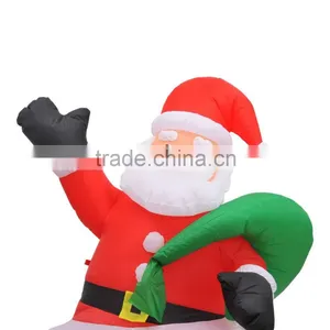 Inflatable Santa Claus in Chimney,customized Inflatable Santa Claus for Christmas thumbnail-4