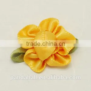 Satin Ribbon Handmade Flowers China Wholesale (WOVE-QS22-4) thumbnail-1