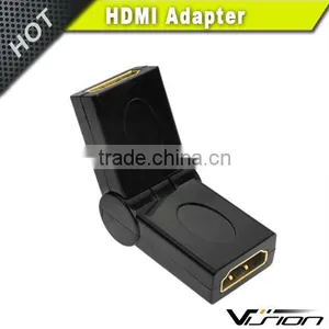 Vision Black 270 Degree Rotatable HDMI Adapter Female to Female thumbnail-1