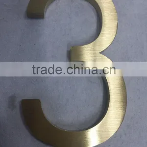 High Quality Brass Coating House Number thumbnail-6