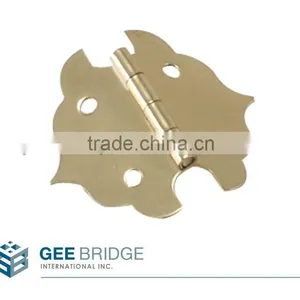 Hobby & Craft Hardware Solid Brass Ornamental Hinge thumbnail-1