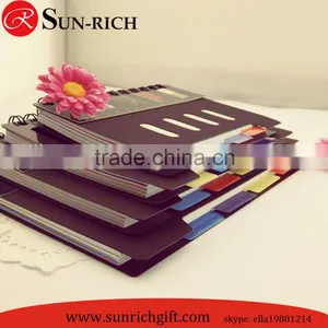 2015 New and Hot Sale Double Spiral 5 Subject Notebook Made in China thumbnail-1