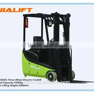 Jialift 1000Kg Three Wheel Electric Forklift E1030GS thumbnail-1