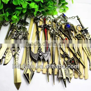 Online Game Weaponry Equipped Keychain,cheap Metal Keychain,promotional Marketing Gifts thumbnail-1