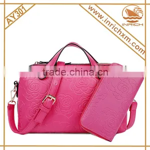 2 PCS! Cute Popular Shoulder Hand Tote Lady Woman Girls Bag Set thumbnail-4