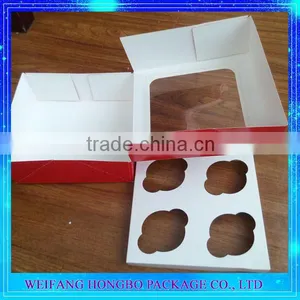Factory Supplier Low Price Red White Cake Paper Box With ISO thumbnail-5