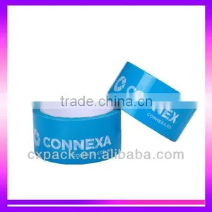 Carton Sealing Logo Printed Blue Bopp Packaging Tape thumbnail-1