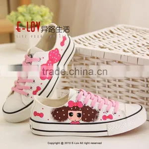 NO.D090Hot Sales High Quality China Fashion Women's Hot Canvas Shoes thumbnail-1