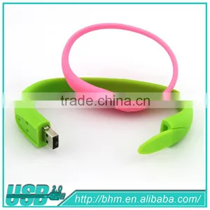 New Design Portable Wristband Usb Flash Memory Drive Silicone thumbnail-1