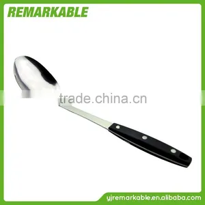 Food Safety Certification Unique Handle Stainless Steel Spoon Tea Spoon Wooden Spoon thumbnail-1