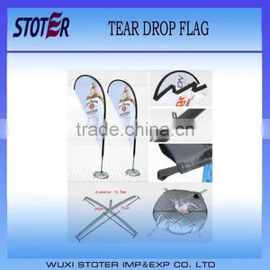Big Size Outdoor Display Teardrop Flag thumbnail-1