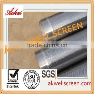 9 5/8 AOKAI Hot Sale (factory Direct) 4 1/2" Sand Control Johnson Screen Pipe Wedge Wire Screen (Manufacturer) BV+ISO+SGS Certif thumbnail-1