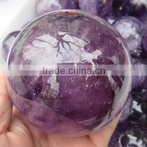 Customed Charming Natural Quartz Amethyst Crystal Ball/Sphere thumbnail-1