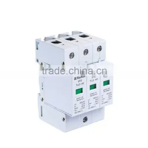 High Quality 3P/20- 40KA Power AC Surge Arresters SPD thumbnail-1