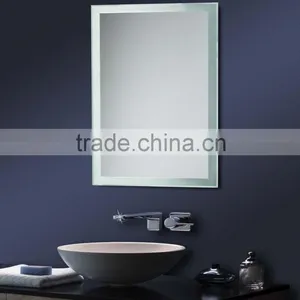 Bevelled Frameless Glass Mirror , Tempered Glass Mirror thumbnail-1