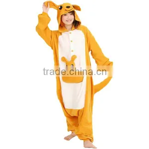 New Jump Freely With Kangaroo Adult Animal Full Body Pajamas Party Costume thumbnail-1