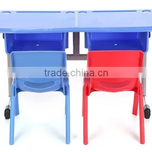 ZL01-01E Lovely Plastic Student Desk thumbnail-1