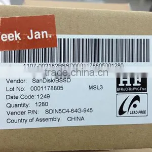 Wholesale SanDisk SDIN5C4-64G-945 64G EMMC Original Sealed Packing in China thumbnail-1