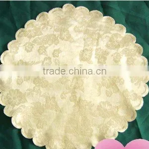 Round 100% Slim Customized Embroidery Tablecloth thumbnail-1