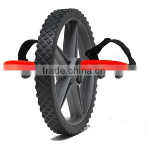 AB Power Wheel Roller With a Pair of Adjustable Foot Strap thumbnail-1