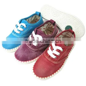 New Children Canvas Shoes, Comfortable Children Casual Shoes With Lace thumbnail-1