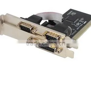 PC Computer PCI TO 1 Port Printer Parallel Port LPT Female,2 Port RS232 COM Serial Port Male Adapter Converter Card,WCH353L Chip thumbnail-1