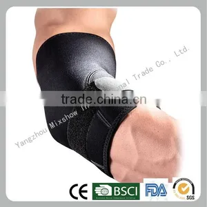 Neoprene Adjustable Compression Elbow Brace One Size Black thumbnail-1