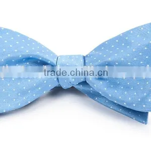 2016 Latest Hot Sale Orange White Polka Dot Linen Man Bow Tie for Boys thumbnail-4