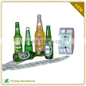 2015 Top Quality Bottle Neck Decal Sticker Label With Logo Printing Factory thumbnail-6
