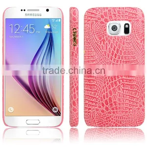Leather Back Cover Case for Samsung Galaxy s7 S7edge Ultra Thin Crocodile Pattern PU Leather Hard Back Cover thumbnail-6