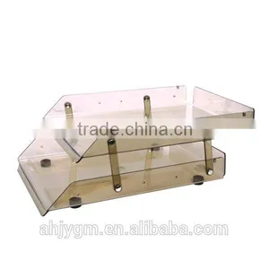 Multifunctional 2-layers Good Quality Plastic Office Organizer/file Tray thumbnail-1