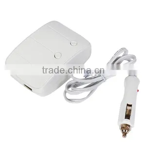 High Quality 3 Socket Car Cigarette Lighter Adapter With Dual USB Port thumbnail-1