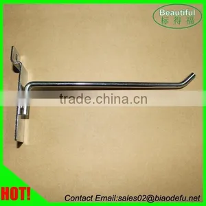 Metal Chrome Slatwall Hook thumbnail-3