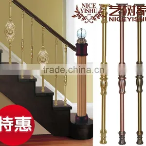 Decorative Wrought Iron Stair Railings Suppliers / Iron Hand Rails thumbnail-4