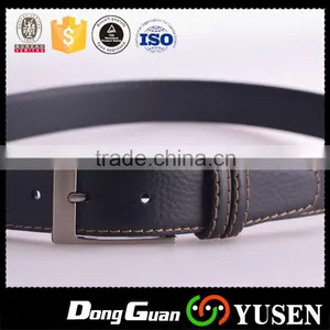 High Quality Embossed Logo Custom Fashion Mens Genuine Leather Belt thumbnail-4