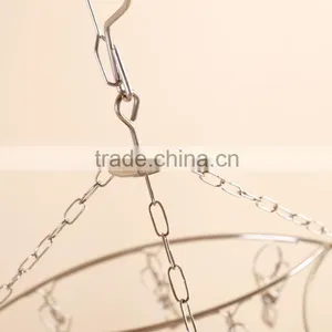 Clips Stainless Steel Clothes Hanger and Stainless Steel Sock Hanger With 20 Clips /stainless Steel Clothes Rack thumbnail-3
