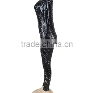 Wholesale and Retail Very Good Quality Cheap Black Leather Bodysuit thumbnail-3