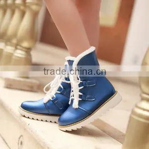 New Year New Designs High Quality Shoes PU Boots 2016 CP6598 thumbnail-3