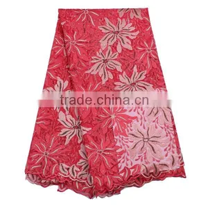 2016 Haniye African Latest Embroidery Tulle Lace Fabric Nigeria French Net Lace Fabric for Dresses/NYN69 thumbnail-2