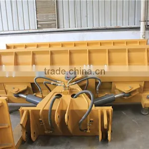 OEM Service Auxiliary Equipment Wheel Loader Snow Plow 1100*3500mm For LG968 Loader thumbnail-4