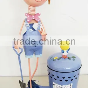 Metal Decor of Garbage Can thumbnail-6