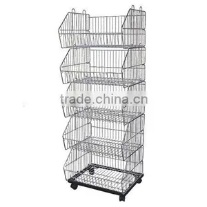 PF-S026 Supermarket Metal Slanted Display Shelf thumbnail-1