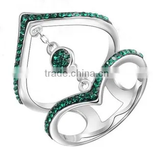 HY Womens Fashion Jewelry Stunning and Bling Ring Cubic Zirconia Rings thumbnail-3