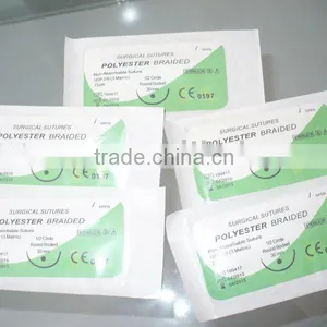 Polyester Braided Suture With Needle thumbnail-1