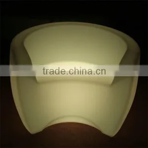 PE Plastic Color Change Bar Stool Led Sofa thumbnail-2