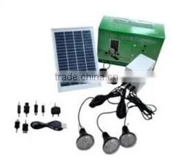 Cheap 5W DC 12v Led Lighting Portable Stand Alone Home Solar Kit thumbnail-1