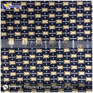 High Quality Polyester Printed Velvet for Suit/suit Fabric thumbnail-5