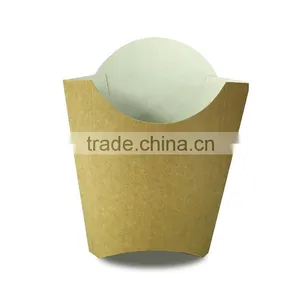Disposable French Fries Chips Paper Box Brown Craft Paper Case French Fries Packaging Box thumbnail-5