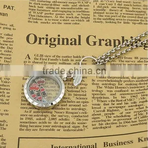 Fashion Jewellery Stainless Steel Floating Locket thumbnail-3