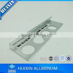 Chrome Anodized Aluminum Wall Tile Trim Ceramic Metal Tile Trim thumbnail-1